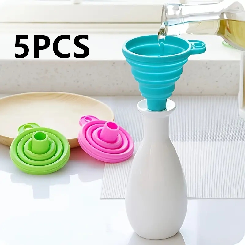 Home Cooking Delivery - Silicone Folding Funnel Multifunctional Portable Mini