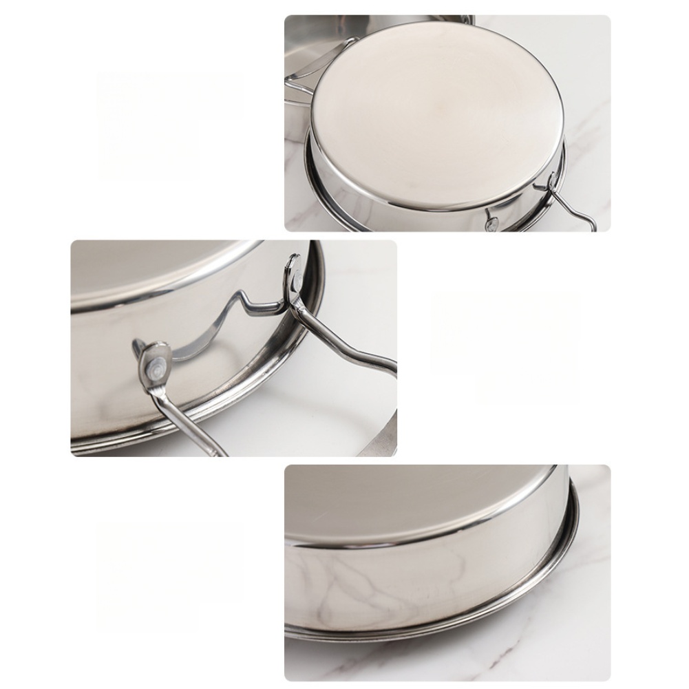Paella Pan Steel - Paella Pan with Double Ears Stainless
