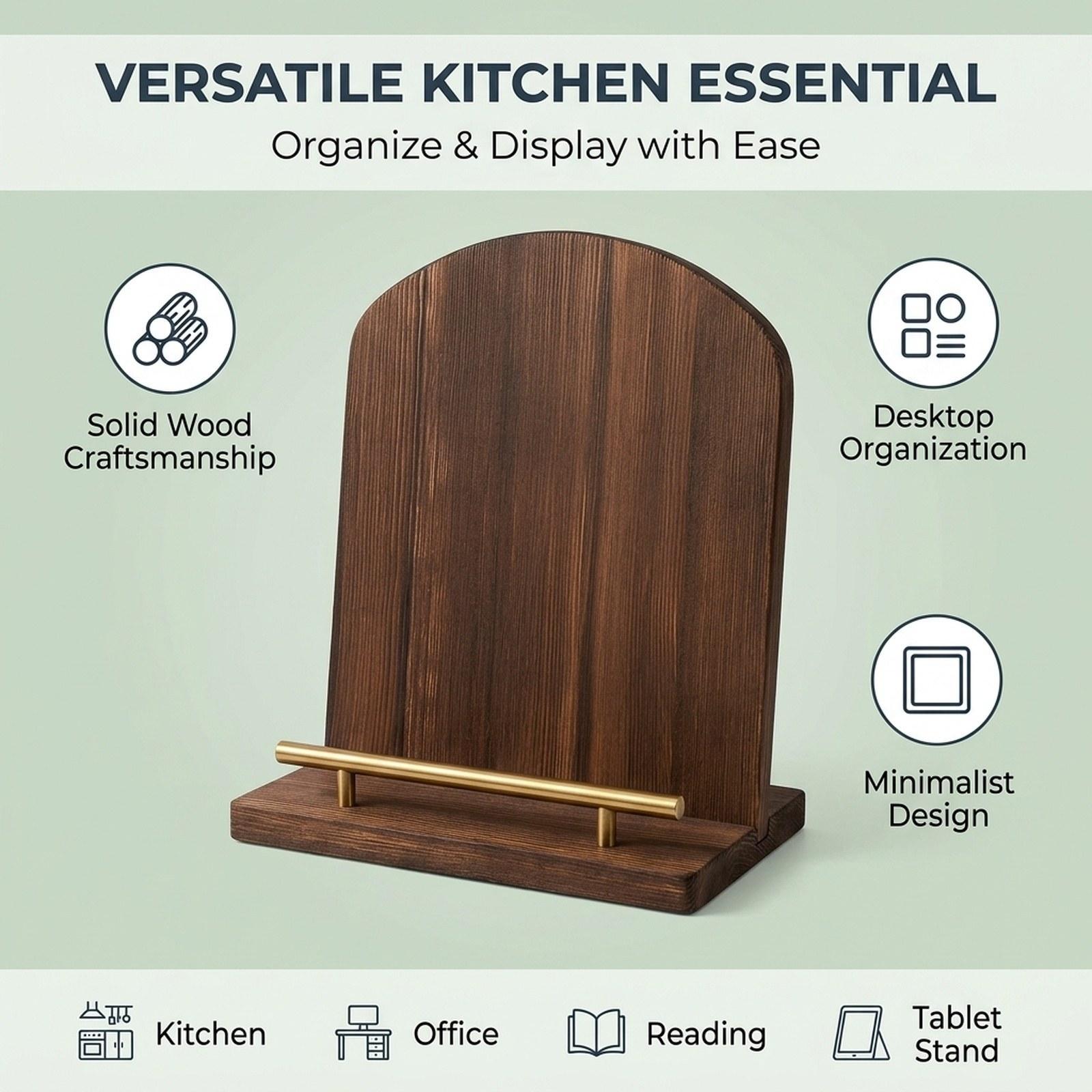 Wooden Cookbook Stand Recipe B - Home Cooking Book review and price