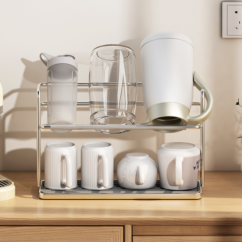 Cup Storage Rack Indoor Living - Home Cooking Delivery review and price
