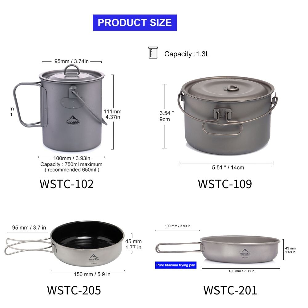 Widesea Camping Tableware Tita - Paella Pan Steel review and price