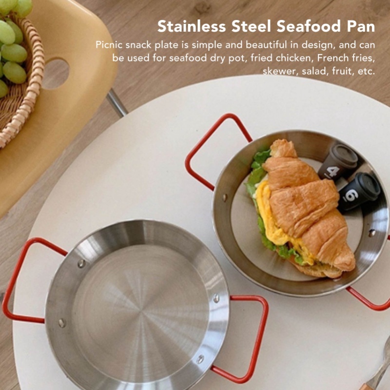 Seafood Rice Pot Prevent Scald - Paella Pan Steel review and price