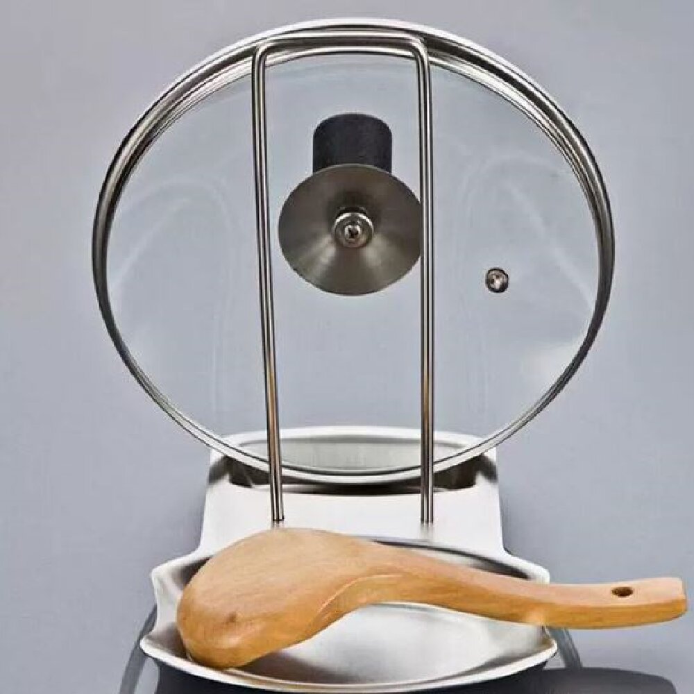 Stainless Steel Pot Lid Holder - Home Cooking Delivery review and price