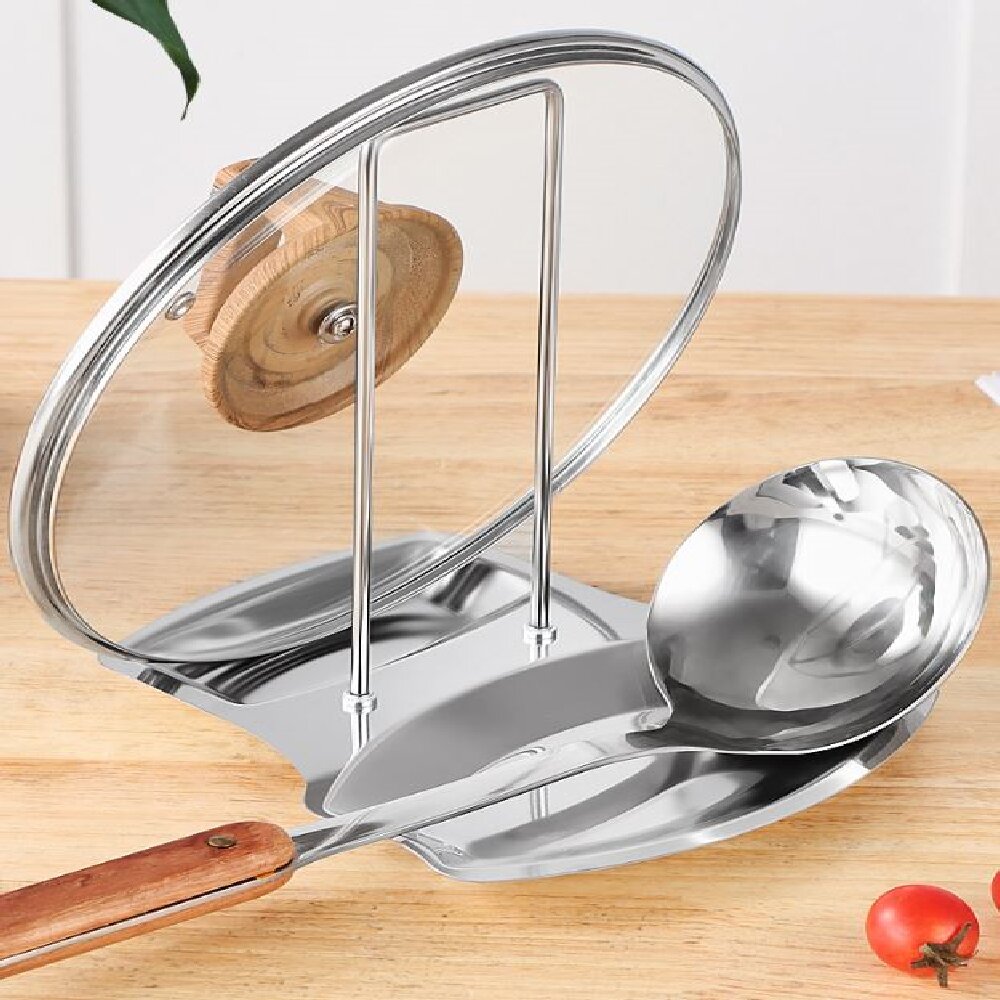 Stainless Steel Pot Lid Holder - Home Cooking Delivery review and price
