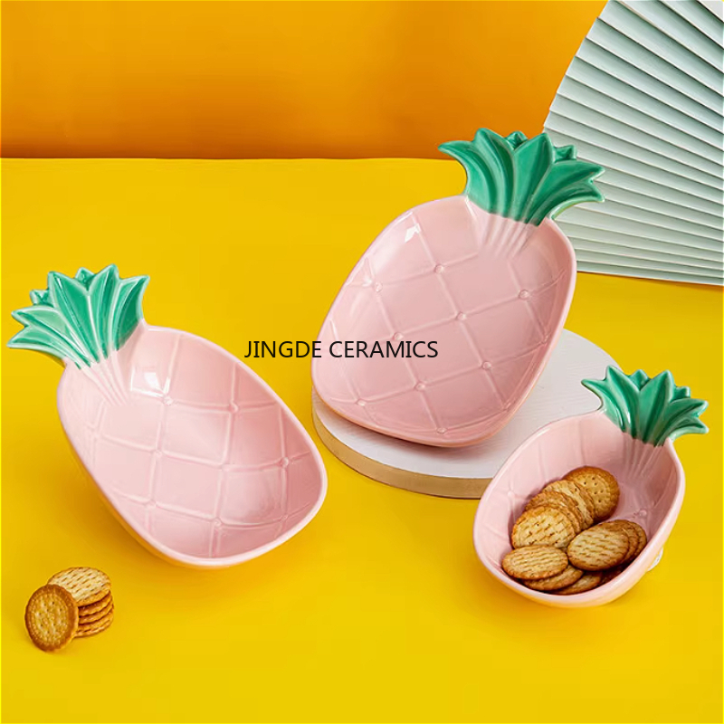 Ceramic Pineapple Shaped Tray  - Home Cooking Delivery review and price
