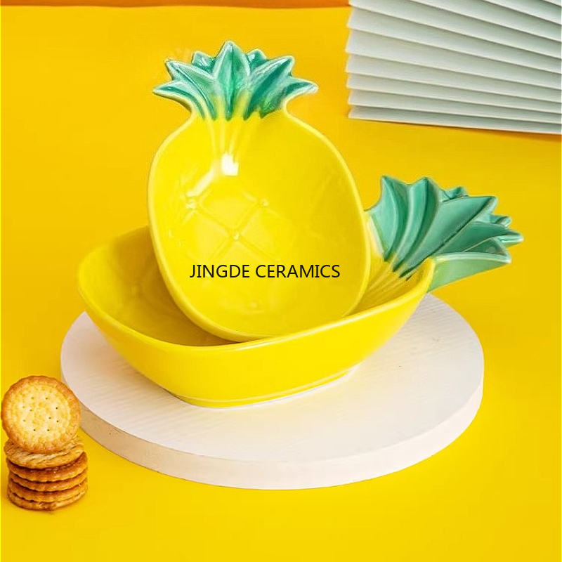 Ceramic Pineapple Shaped Tray  - Home Cooking Delivery review and price