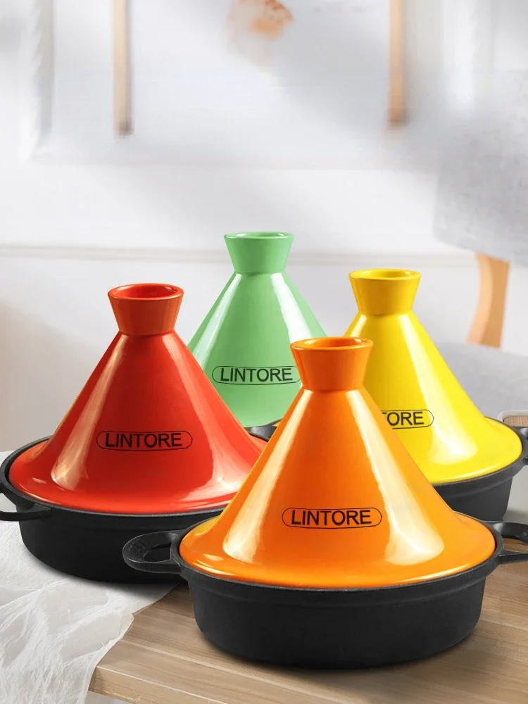 26cm Moroccan Cast Iron Pot Hi - Tagine Clay Pot review and price